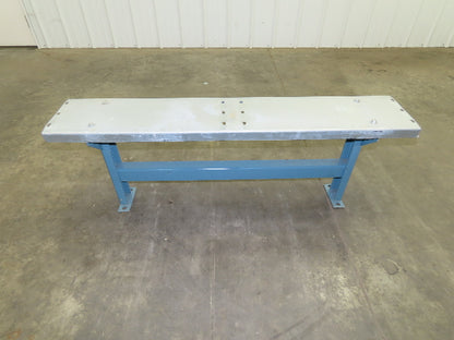 40" Wide Conveyor Leg Stationary Floor Support Blue 17-24" Adj Height  Lot of 10