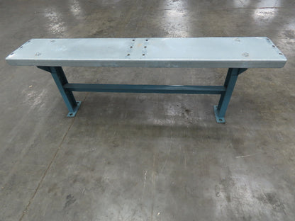 40" Wide Conveyor Leg Stationary Floor Support Blue 17-24" Adj Height  Lot of 10