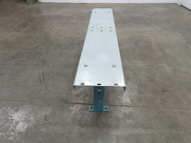 40" Wide Conveyor Leg Stationary Floor Support Blue 17-24" Adj Height  Lot of 10