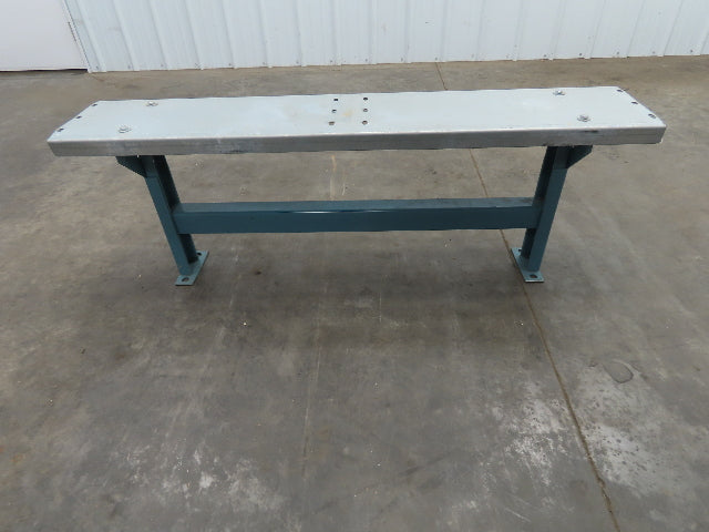 40" Wide Conveyor Leg Stationary Floor Support Blue 17-24" Adj Height  Lot of 10