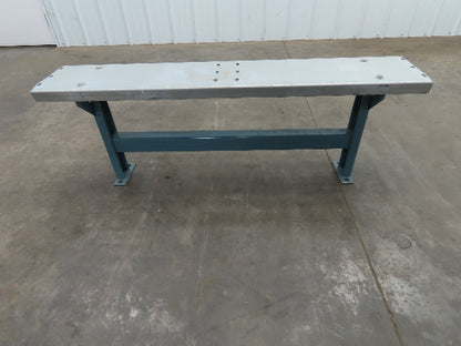 40" Wide Conveyor Leg Stationary Floor Support Blue 17-24" Adj Height  Lot of 10