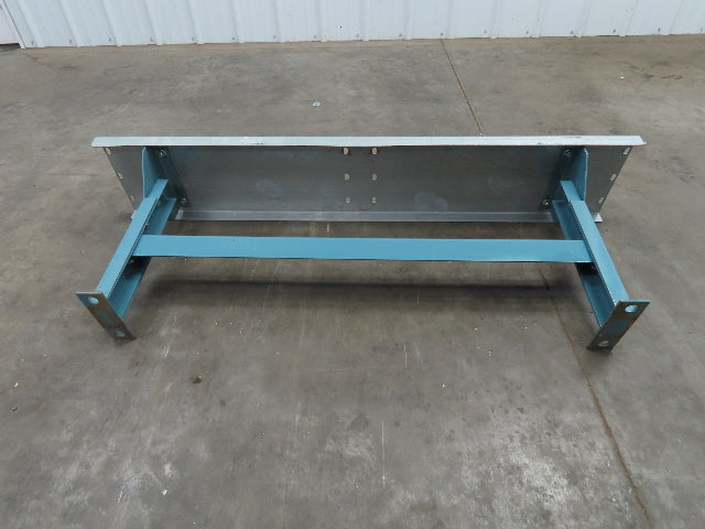 40" Wide Conveyor Leg Stationary Floor Support Blue 17-24" Adj Height  Lot of 10