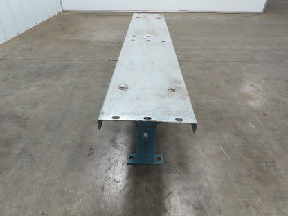 40" Wide Conveyor Leg Stationary Floor Support Blue 14-18" Adj Height  Lot of 6