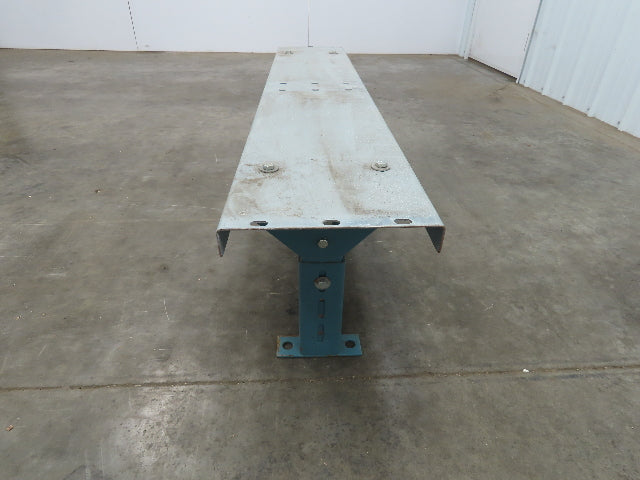 40" Wide Conveyor Leg Stationary Floor Support Blue 14-18" Adj Height  Lot of 6