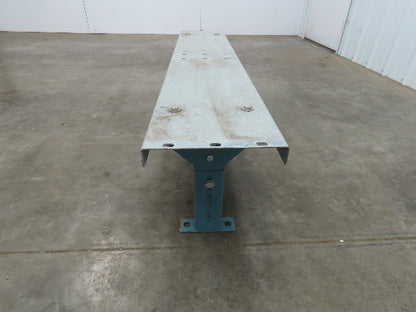 40" Wide Conveyor Leg Stationary Floor Support Blue 14-18" Adj Height  Lot of 6