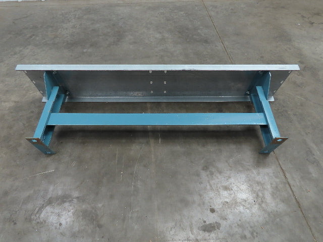 40" Wide Conveyor Leg Stationary Floor Support Blue 14-18" Adj Height  Lot of 6