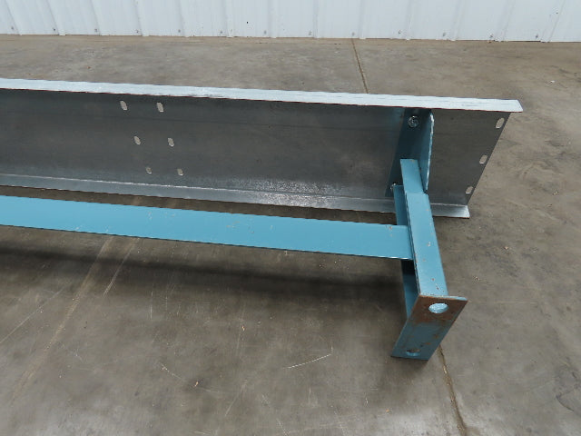 40" Wide Conveyor Leg Stationary Floor Support Blue 14-18" Adj Height  Lot of 6