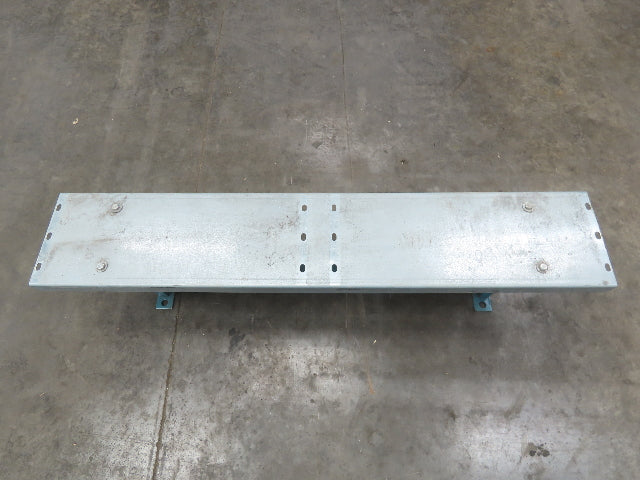 40" Wide Conveyor Leg Stationary Floor Support Blue 14-18" Adj Height  Lot of 6