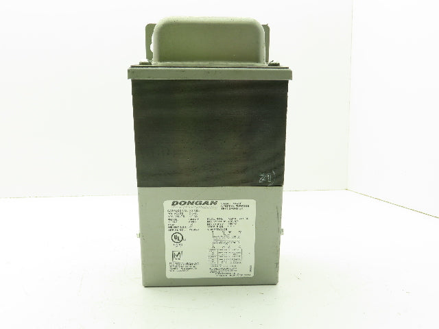 Dongan 80-1035 Control Transformer 1KVA HV 240/480V LV 240/120V Single Phase