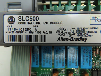 Allen Bradley 1746-IO12DC SLC500 Combination I/O Module Input Output