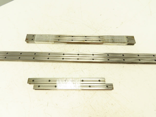 AMT Linear Rail Guide Carriage 3/4" Wide Pairs of 11" 19" 56.75" Long