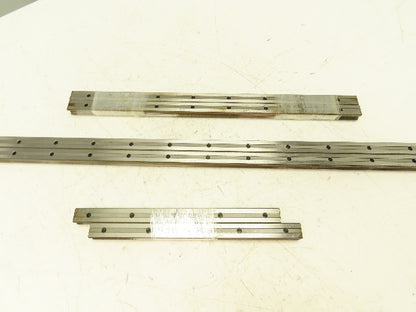 AMT Linear Rail Guide Carriage 3/4" Wide Pairs of 11" 19" 56.75" Long