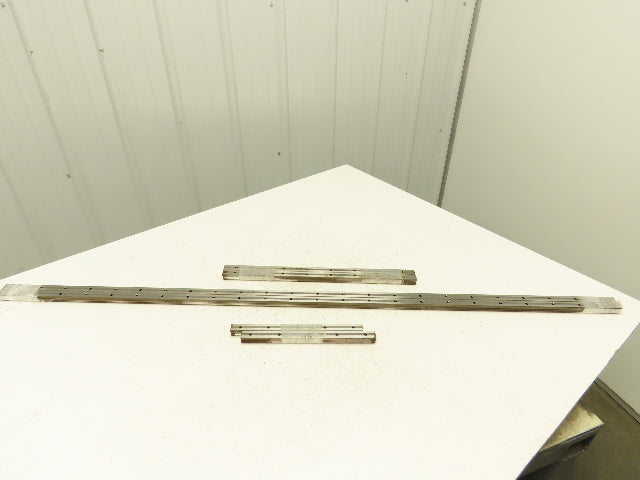 AMT Linear Rail Guide Carriage 3/4" Wide Pairs of 11" 19" 56.75" Long