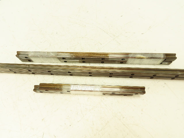AMT Linear Rail Guide Carriage 3/4" Wide Pairs of 11" 19" 56.75" Long