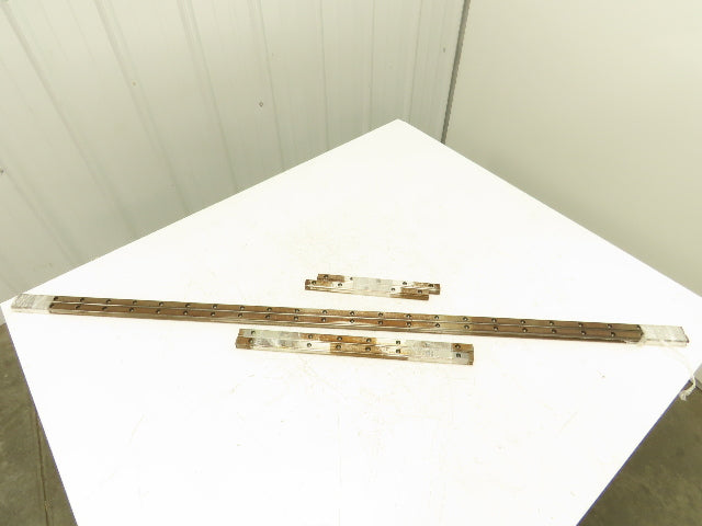 AMT Linear Rail Guide Carriage 3/4" Wide Pairs of 11" 19" 56.75" Long