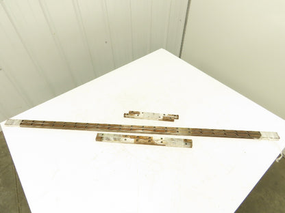 AMT Linear Rail Guide Carriage 3/4" Wide Pairs of 11" 19" 56.75" Long