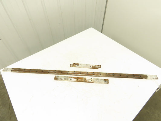AMT Linear Rail Guide Carriage 3/4" Wide Pairs of 11" 19" 56.75" Long