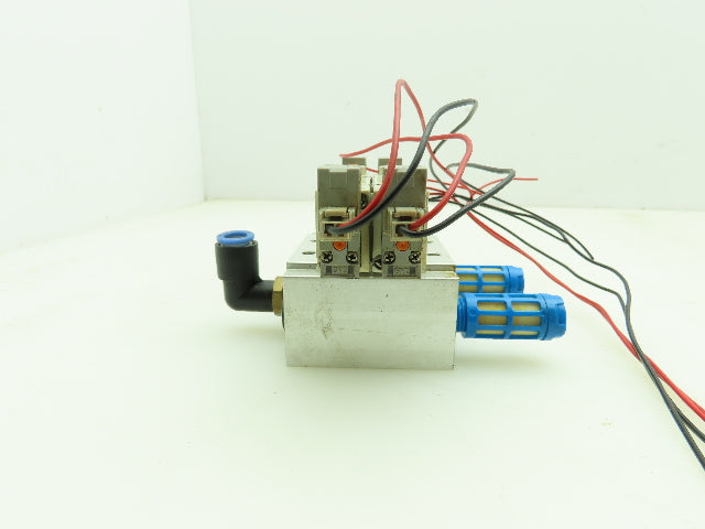 SMC SY5240-5L0 Solenoid Spool Valve Manifold 2 Position Double Acting 24VDC