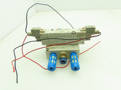 SMC SY7240-5LO-02 Solenoid Spool Valve 2 Position Double Acting 24VDC