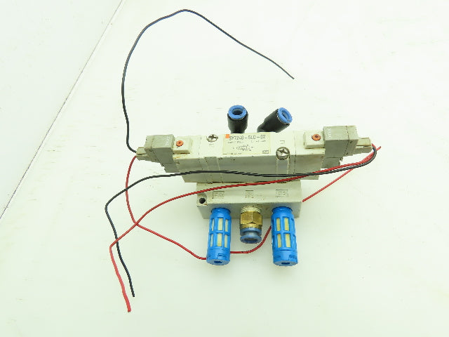 SMC SY7240-5LO-02 Solenoid Spool Valve 2 Position Double Acting 24VDC