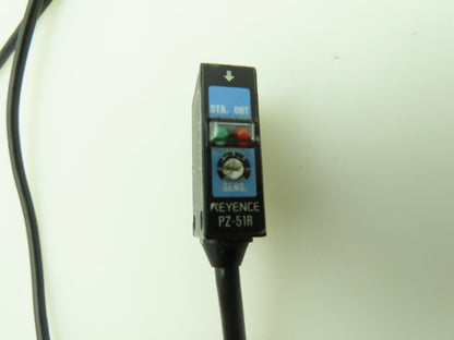 Keyence PZ-51R Photoelectric Sensor Receiver Transmitter Pair PZ Series Lot of 3