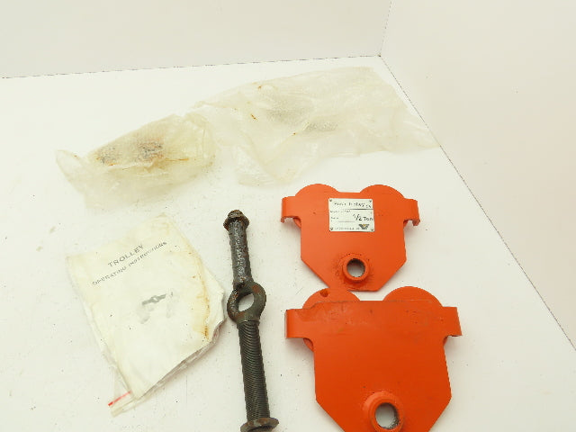 Vanguard VPT-05  1/2 Ton 1000Lb Manual Push Trolley 2.5-5.5" Beam Flange