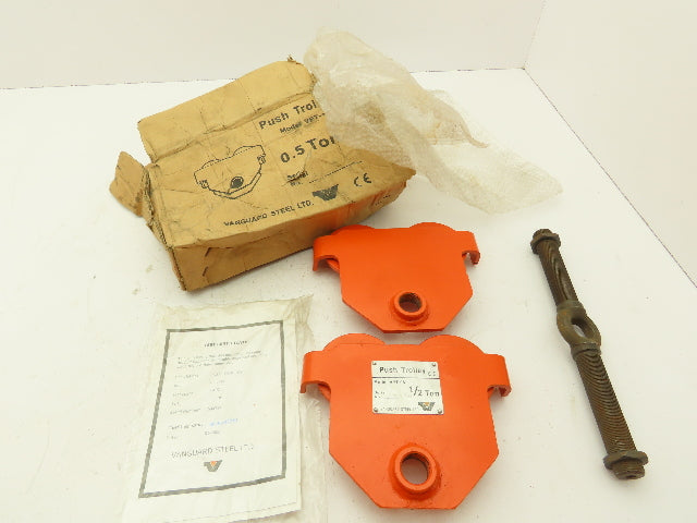 Vanguard VPT-05  1/2 Ton 1000Lb Manual Push Trolley 2.5-5.5" Beam Flange