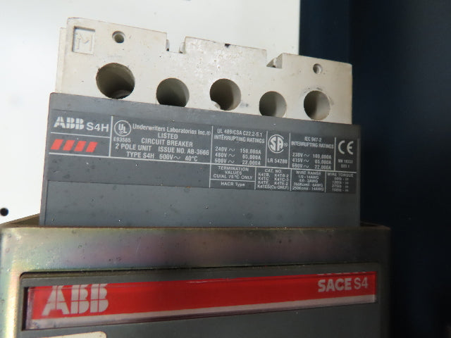 ABB Electrical Enclosure 28x28x14" S4H 2 Pole 250A Disconnect NEMA 12 Wall Mount