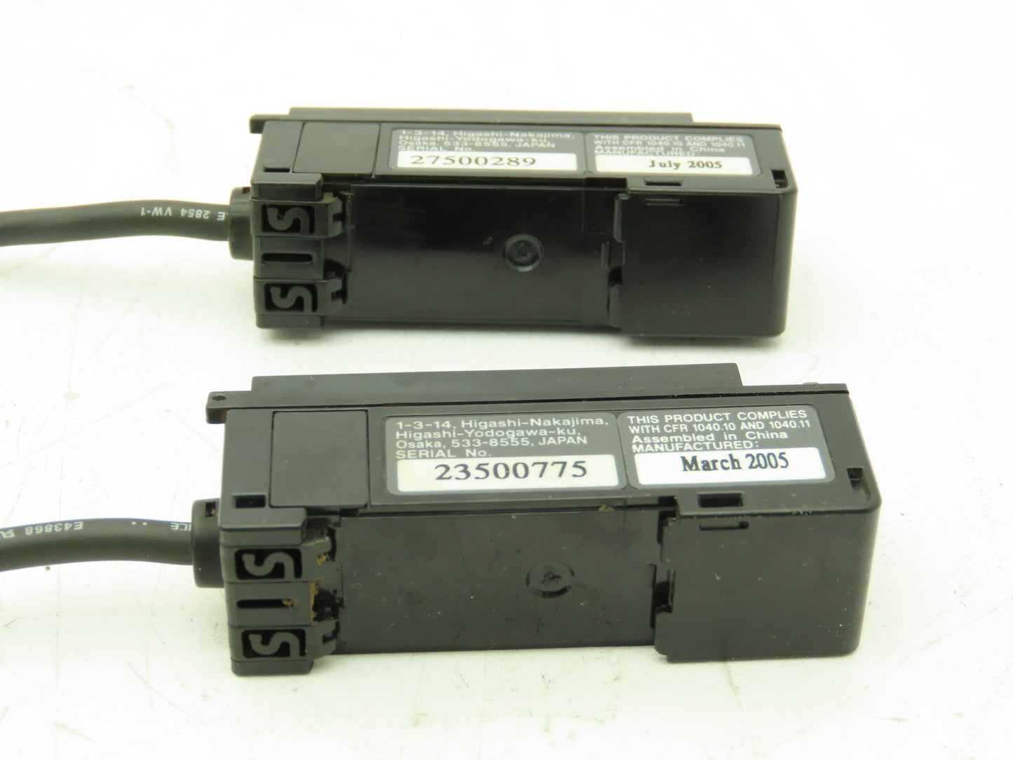 Keyence LV-21AP Digital Laser Sensor Amplifier Main Unit PNP  Lot of 2