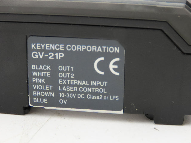 Keyence GV-21P Digital CMOS Laser Sensor Amplifier Main Unit PNP  Lot of 2