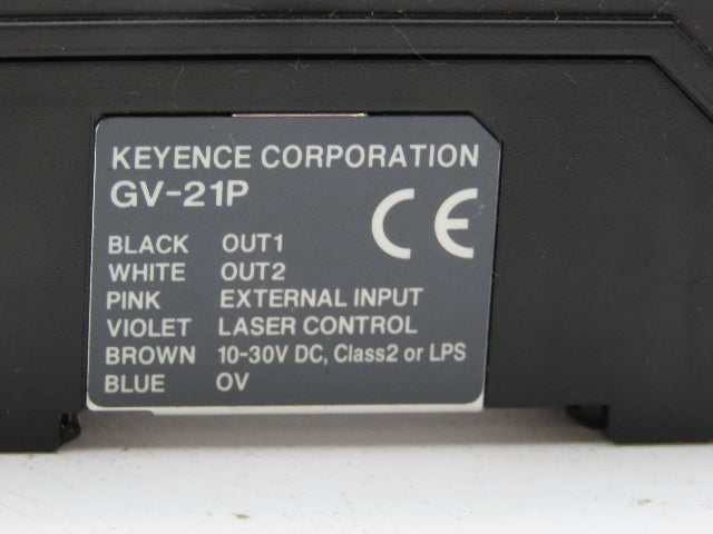 Keyence GV-21P Digital CMOS Laser Sensor Amplifier Main Unit PNP  Lot of 2
