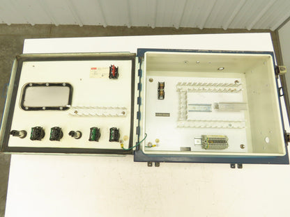 Hoffman A162008LP Electrical Enclosure 16x20x8" Back Plate Pushbutton