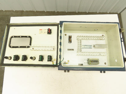 Hoffman A162008LP Electrical Enclosure 16x20x8" Back Plate Pushbutton