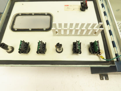 Hoffman A162008LP Electrical Enclosure 16x20x8" Back Plate Pushbutton