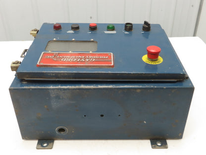 Hoffman A162008LP Electrical Enclosure 16x20x8" Back Plate Pushbutton