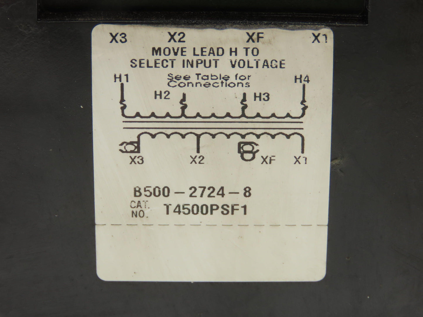 ABB T4500PSF1 Control Transformer 500VA 1PH 50-60Hz Temp CL 105C