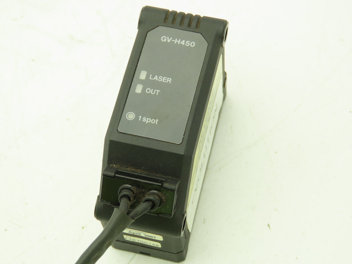 Keyence GV-H450 Digital CMOS Laser Sensor Head Long-Range 160-450mm