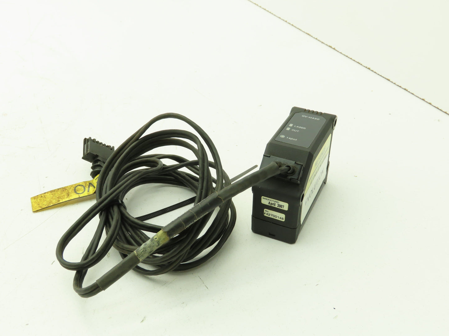 Keyence GV-H450 Digital CMOS Laser Sensor Head Long-Range 160-450mm