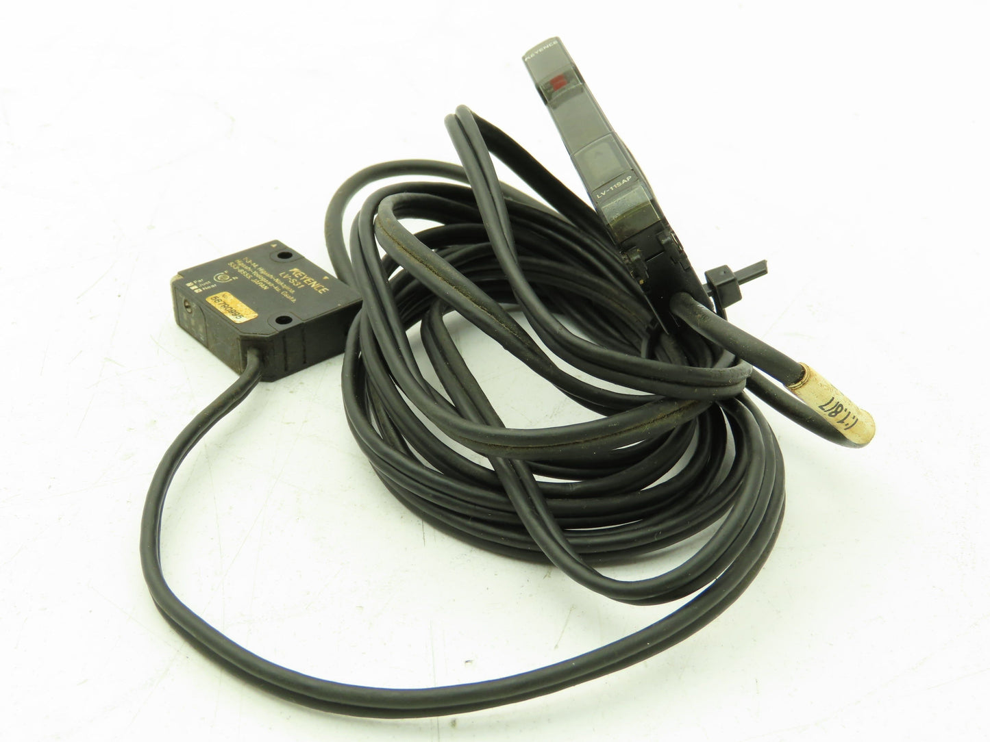 Keyence LV-11SAP Laser Sensor Amplifier with LV-S31 Head 50-200mm