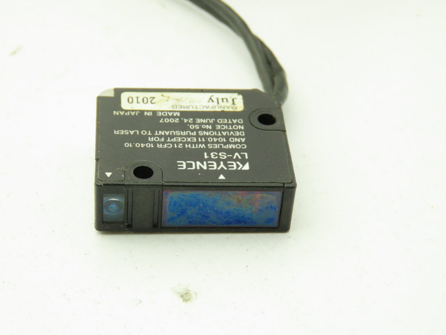 Keyence LV-11SAP Laser Sensor Amplifier with LV-S31 Head 50-200mm