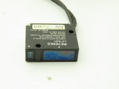 Keyence LV-11SAP Laser Sensor Amplifier with LV-S31 Head 50-200mm