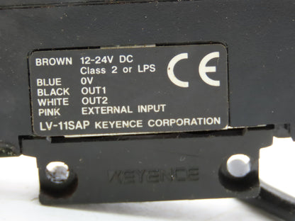 Keyence LV-11SAP Laser Sensor Amplifier Main Unit PNP