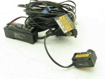 Keyence LV-21AP Laser Sensor Amplifier with LV-H32 Reflective Head
