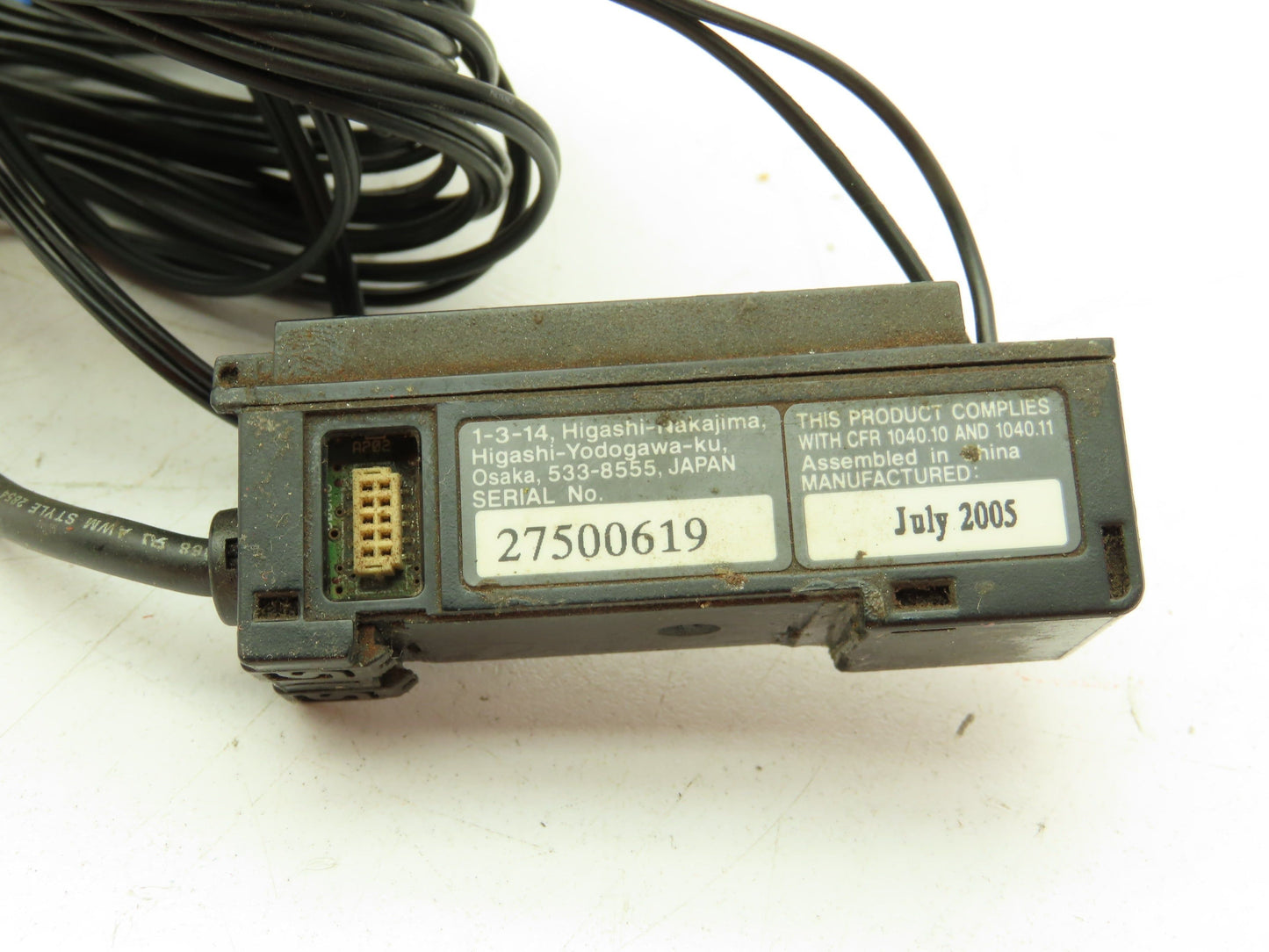 Keyence LV-21AP Laser Sensor Amplifier with LV-H32 Reflective Head