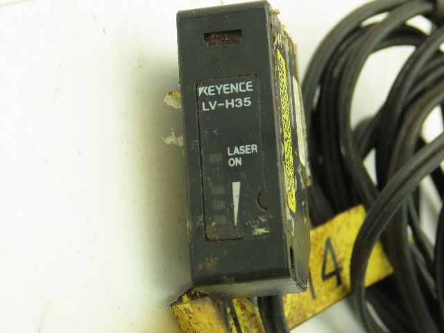 Keyence LV-H35 Laser Sensor Reflective Head Co-Axial Spot Type 150-600mm