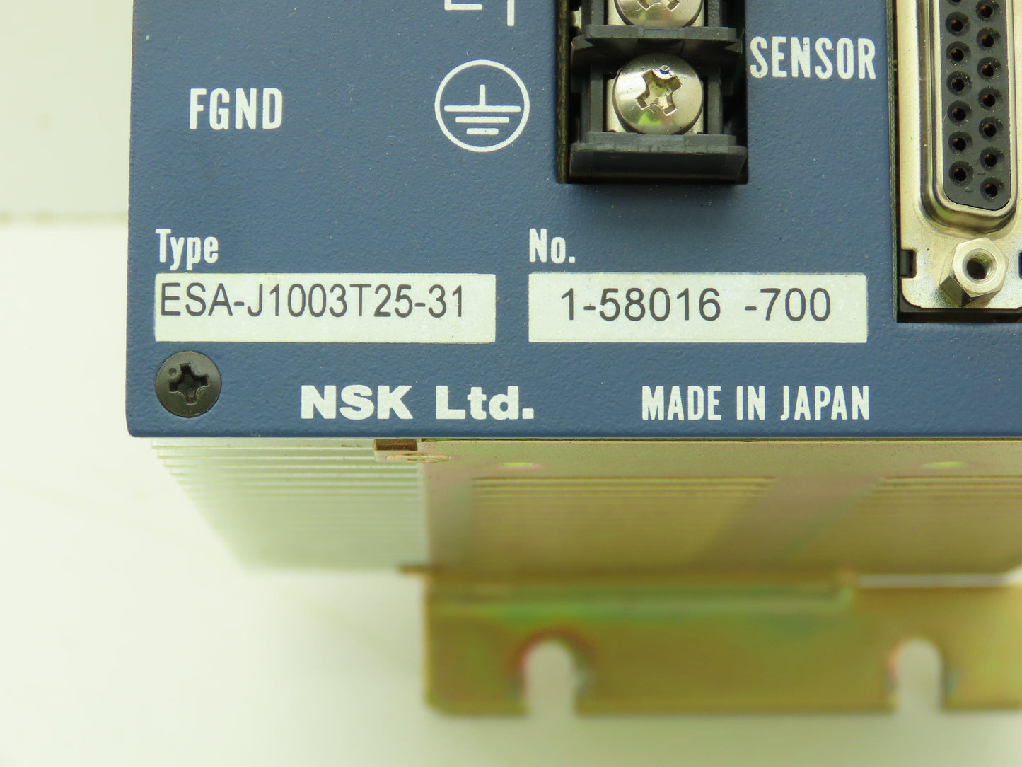 NSK ESA-J1003T25-31 Servo Drive Motor Control Unit 220V 3Ph Input 1.8A