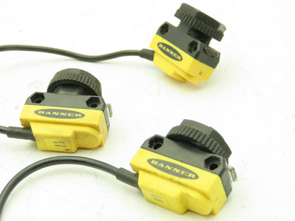 Banner QS186LE214Q5 Photoelectric Laser Proximity Sensor Switch 15M  Lot of 3