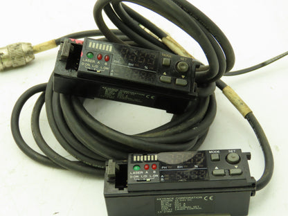 Keyence LV-21AP Digital Laser Sensor Amplifier Main Unit  Lot of 2