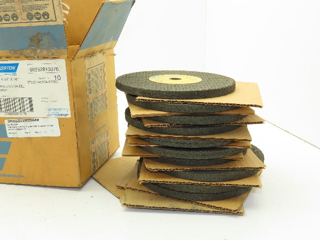 Norton 37C20-R5BRA-X376C Grinding Wheel 6"x 3/8"x 5/8" Lot of 10