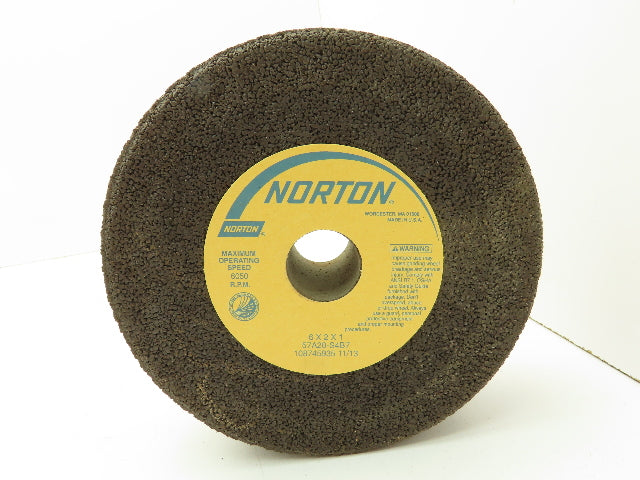 Norton  57A20-S4B7  6x2x1" Grinding Wheel 6050 RPM Lot of 5